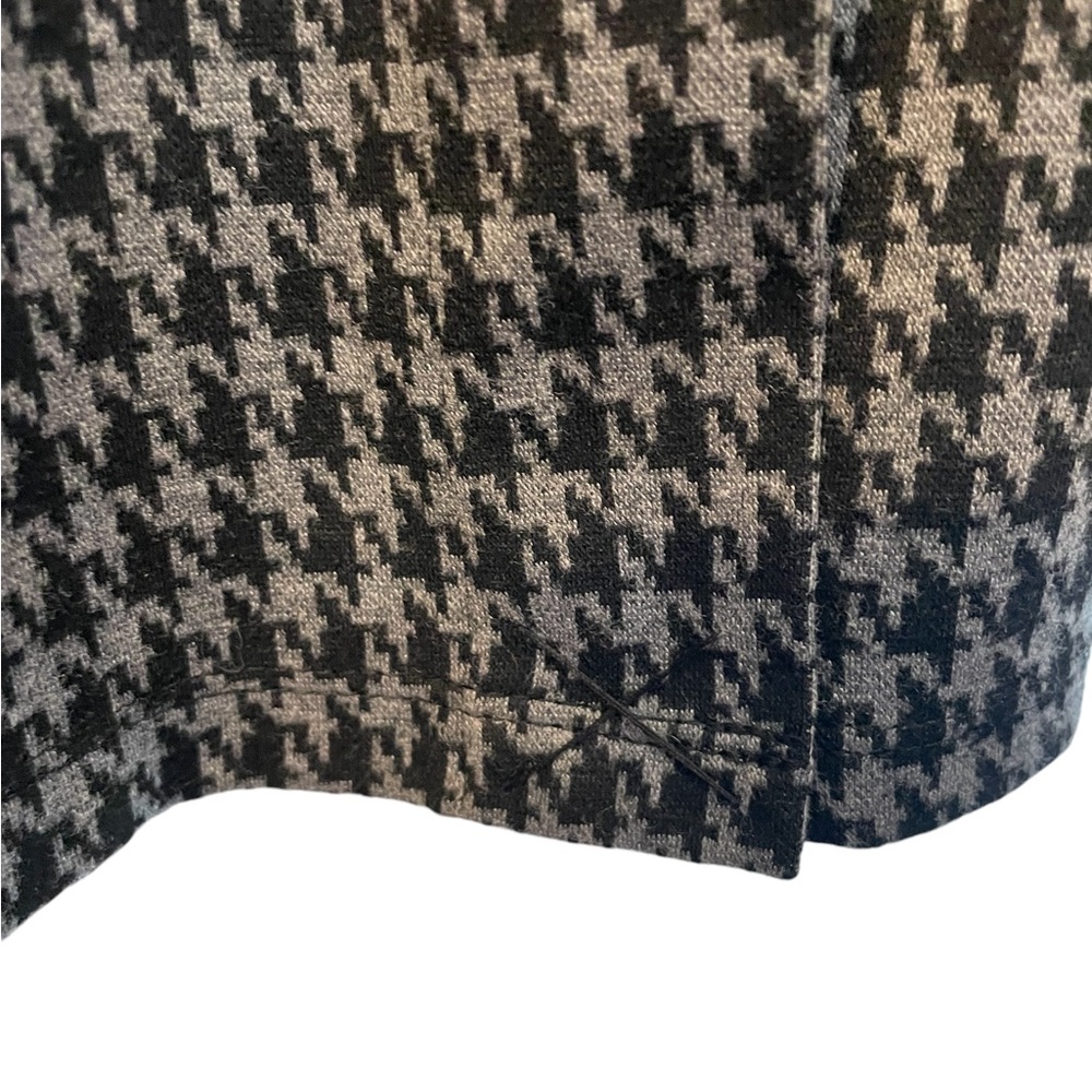 ROAMAN'S Black/Gray Houndstooth Checked V-Neck Sleeveless Sheath Dress - Sz 32W - Picture 6 of 13